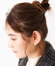 KSPJM09014 a.v.v(アー・ヴェ・ヴェ) パール調サークルピアス シルバー