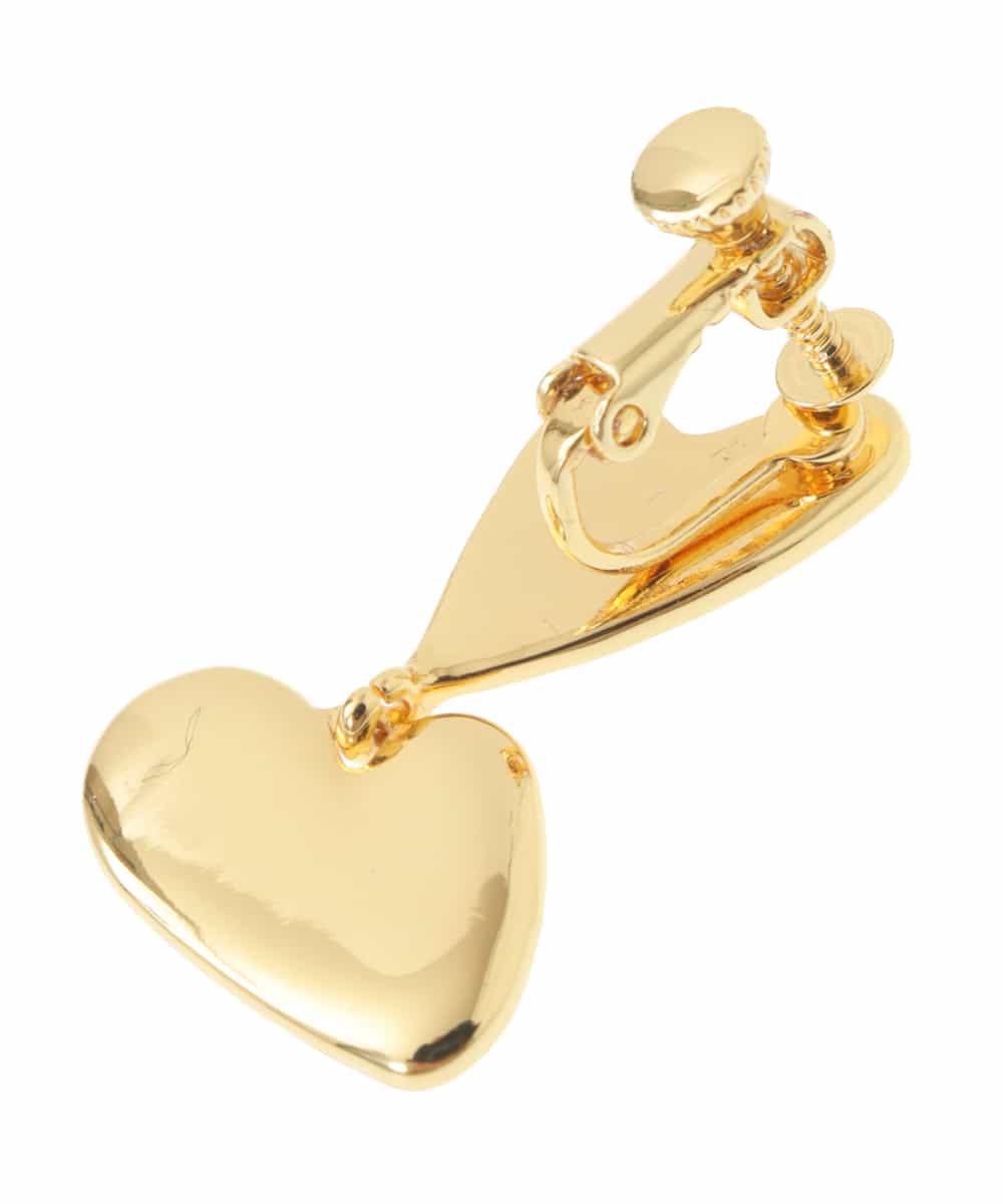 KSPJQ13016 a.v.v(アー・ヴェ・ヴェ) 【EC販売不可】変形ハートイヤリング ゴールド