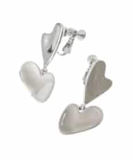 KSPJQ13016 a.v.v(アー・ヴェ・ヴェ) 【EC販売不可】変形ハートイヤリング シルバー