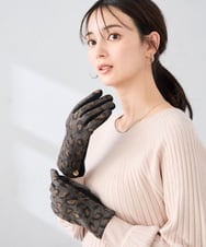 KSTAD03029 a.v.v(アー・ヴェ・ヴェ) 【スマホ対応】アソート柄手袋 レッド