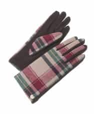 KSTAD03029 a.v.v(アー・ヴェ・ヴェ) 【スマホ対応】アソート柄手袋 レッド