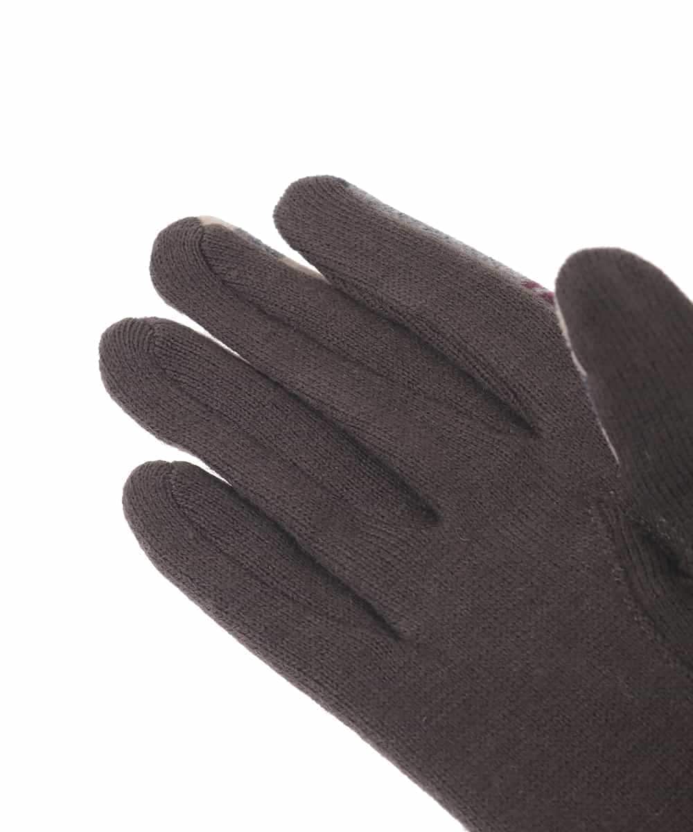 KSTAD03029 a.v.v(アー・ヴェ・ヴェ) 【スマホ対応】アソート柄手袋 レッド