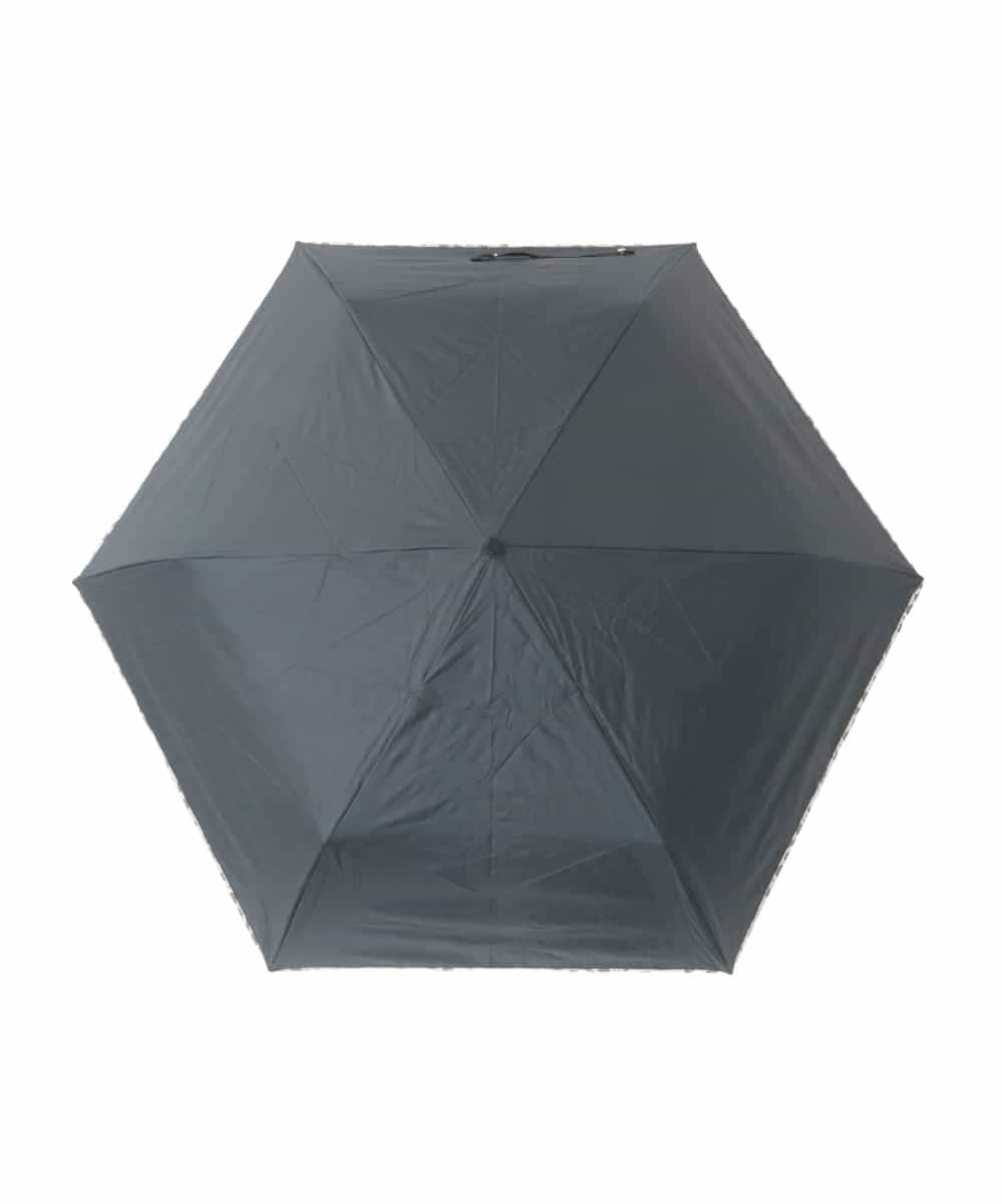 KSYGA04031 a.v.v(アー・ヴェ・ヴェ) 【遮光/晴雨兼用】折りたたみ日傘　アニマルパイピング ブラック