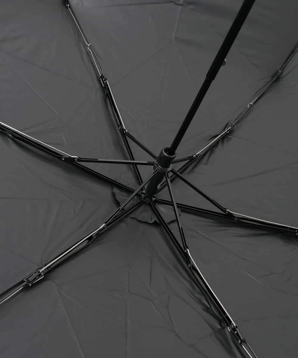 KSYGA04031 a.v.v(アー・ヴェ・ヴェ) 【遮光/晴雨兼用】折りたたみ日傘　アニマルパイピング ブラック