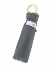 KSYGA04031 a.v.v(アー・ヴェ・ヴェ) 【遮光/晴雨兼用】折りたたみ日傘　アニマルパイピング ブラック