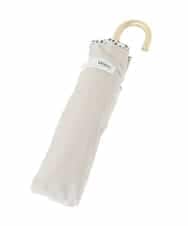 KSYGA04031 a.v.v(アー・ヴェ・ヴェ) 【遮光/晴雨兼用】折りたたみ日傘　アニマルパイピング ブラック