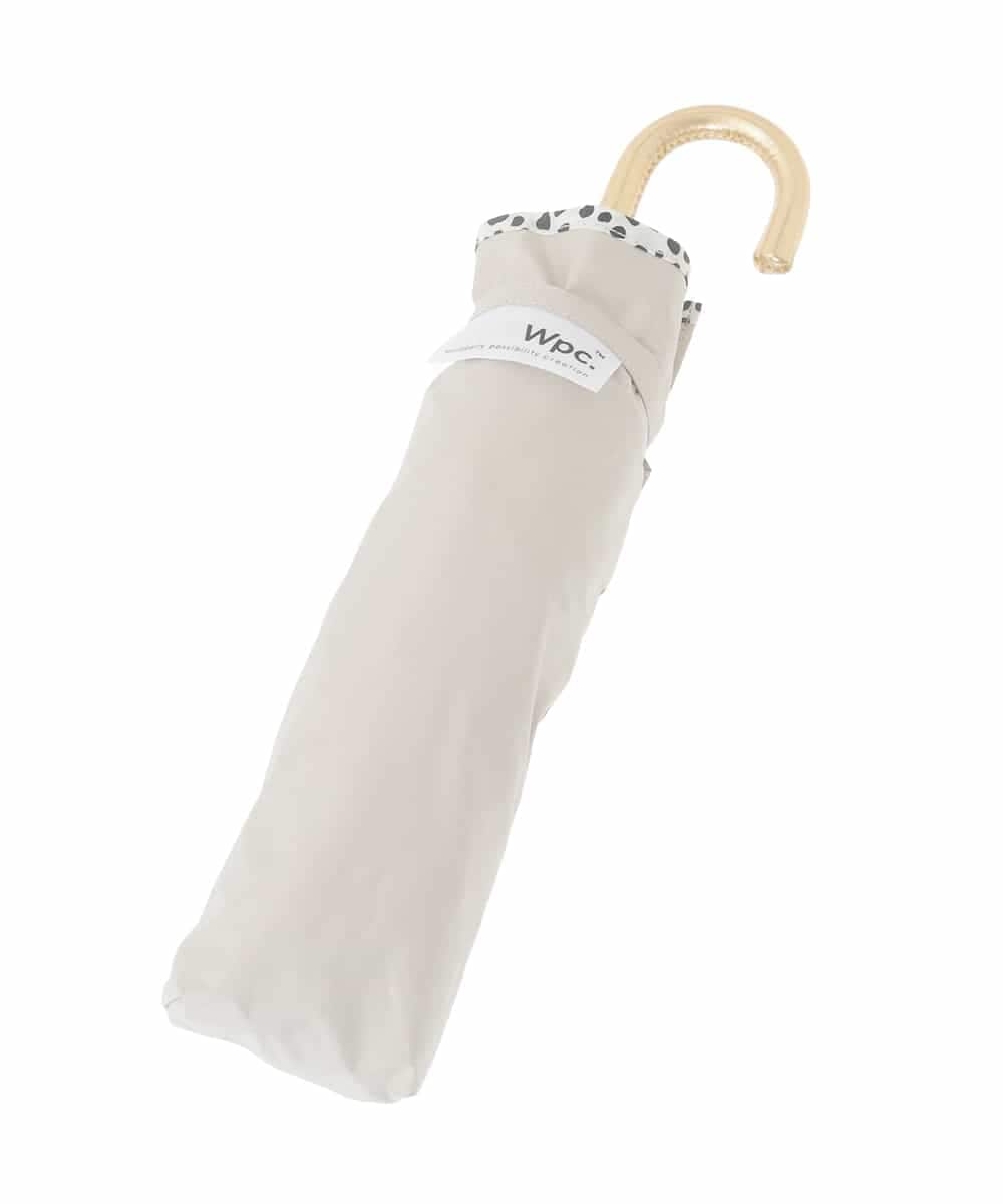 KSYGA04031 a.v.v(アー・ヴェ・ヴェ) 【遮光/晴雨兼用】折りたたみ日傘　アニマルパイピング ブラック