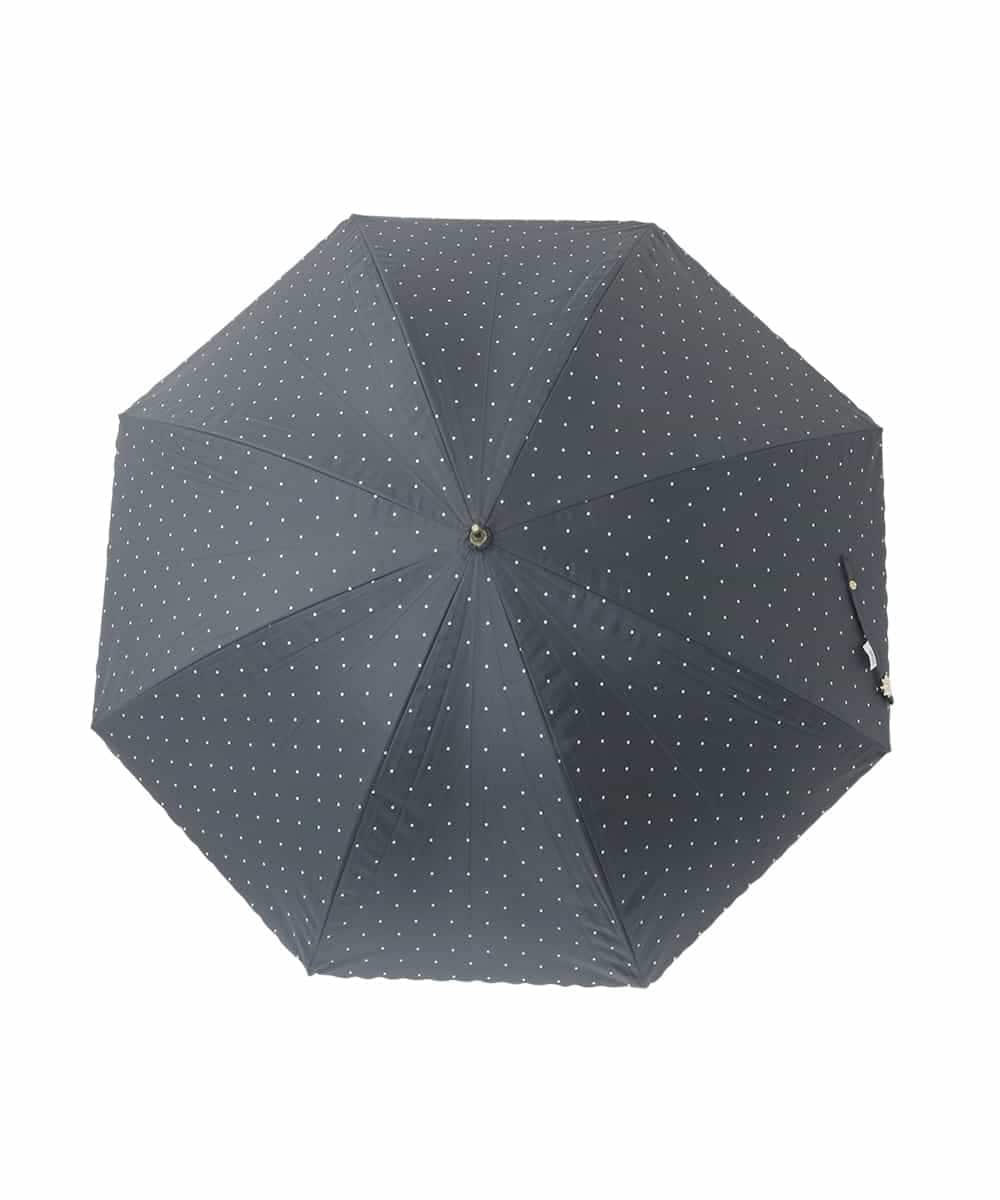 KSYGD01032 a.v.v(アー・ヴェ・ヴェ) 【遮光/晴雨兼用】日傘　ドットフラワーポイント ブラック