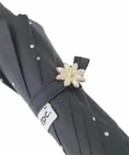 KSYGD01032 a.v.v(アー・ヴェ・ヴェ) 【遮光/晴雨兼用】日傘　ドットフラワーポイント ブラック