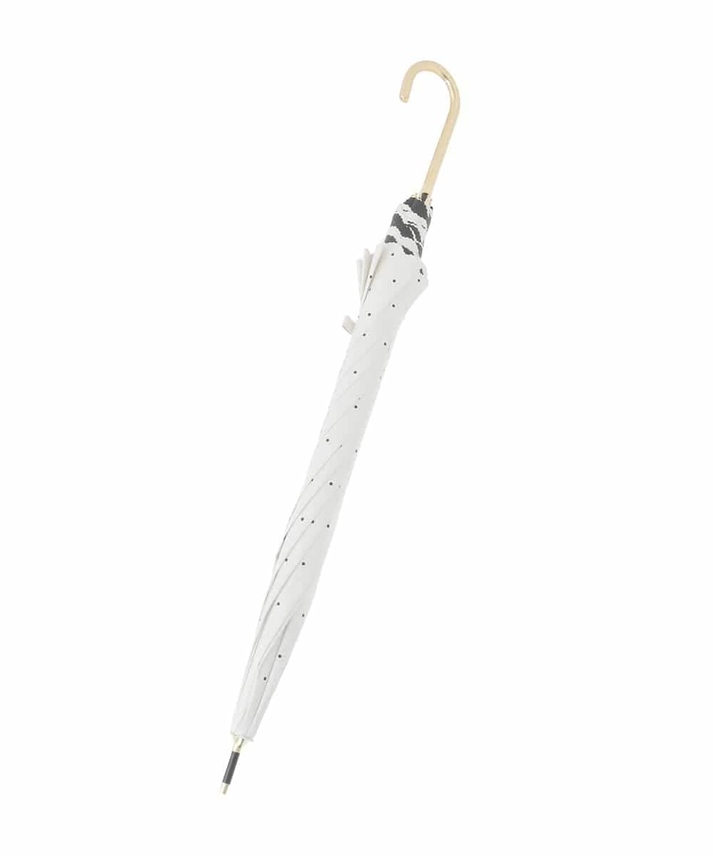 KSYGD01032 a.v.v(アー・ヴェ・ヴェ) 【遮光/晴雨兼用】日傘　ドットフラワーポイント ブラック