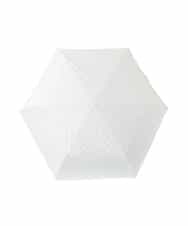 KSYGD02033 a.v.v(アー・ヴェ・ヴェ) 【遮光/晴雨兼用】折りたたみ日傘　ドットフラワーポイントミニ ホワイト