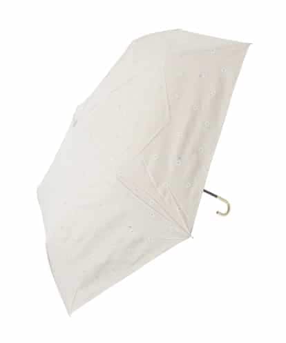 KSYGD03032 a.v.v 【遮光/晴雨兼用】折りたたみ日傘　ゴールドラインマーガレット