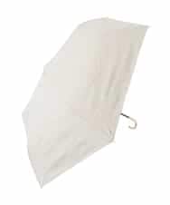 KSYGD03032 a.v.v(アー・ヴェ・ヴェ) 【遮光/晴雨兼用】折りたたみ日傘　ゴールドラインマーガレット ベージュ