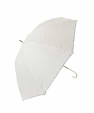 KSYGD05028 a.v.v(アー・ヴェ・ヴェ) 【遮光/晴雨兼用】日傘　長傘　アニマルパイピング ベージュ