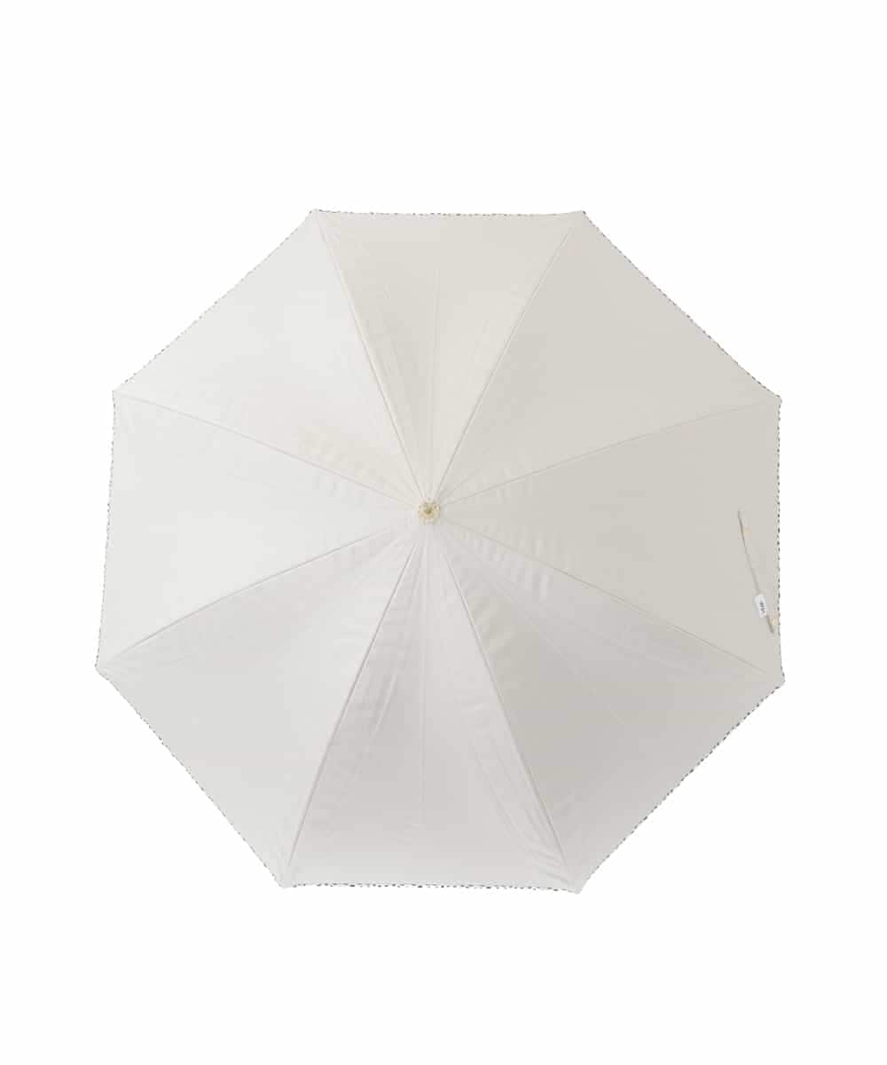 KSYGD05028 a.v.v(アー・ヴェ・ヴェ) 【遮光/晴雨兼用】日傘　長傘　アニマルパイピング ベージュ