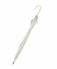 KSYGD05028 a.v.v(アー・ヴェ・ヴェ) 【遮光/晴雨兼用】日傘　長傘　アニマルパイピング ベージュ