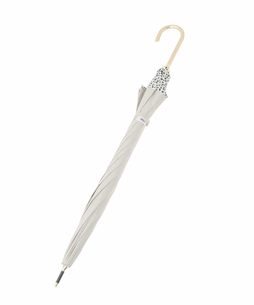 KSYGD05028 a.v.v(アー・ヴェ・ヴェ) 【遮光/晴雨兼用】日傘　長傘　アニマルパイピング ベージュ