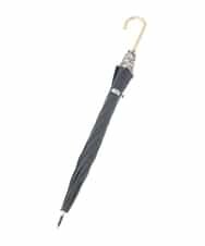 KSYGD05028 a.v.v(アー・ヴェ・ヴェ) 【遮光/晴雨兼用】日傘　長傘　アニマルパイピング ベージュ