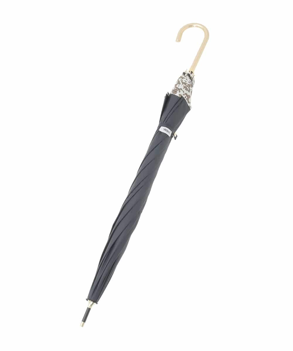 KSYGD05028 a.v.v(アー・ヴェ・ヴェ) 【遮光/晴雨兼用】日傘　長傘　アニマルパイピング ベージュ