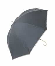 KSYGD05028 a.v.v(アー・ヴェ・ヴェ) 【遮光/晴雨兼用】日傘　長傘　アニマルパイピング ブラック