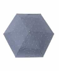 KSYGD06035 a.v.v(アー・ヴェ・ヴェ) 遮光/晴雨兼用傘　折り畳み　星柄　 ネイビー