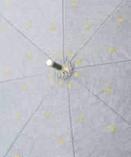 KSYGD07035 a.v.v(アー・ヴェ・ヴェ) 遮光/晴雨兼用傘　長傘　星柄 ライトブルー