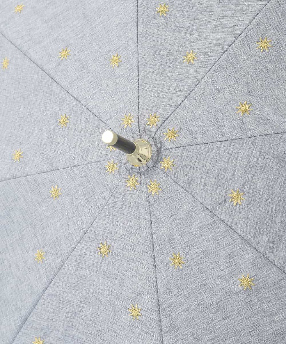 KSYGD07035 a.v.v(アー・ヴェ・ヴェ) 遮光/晴雨兼用傘　長傘　星柄 ライトブルー