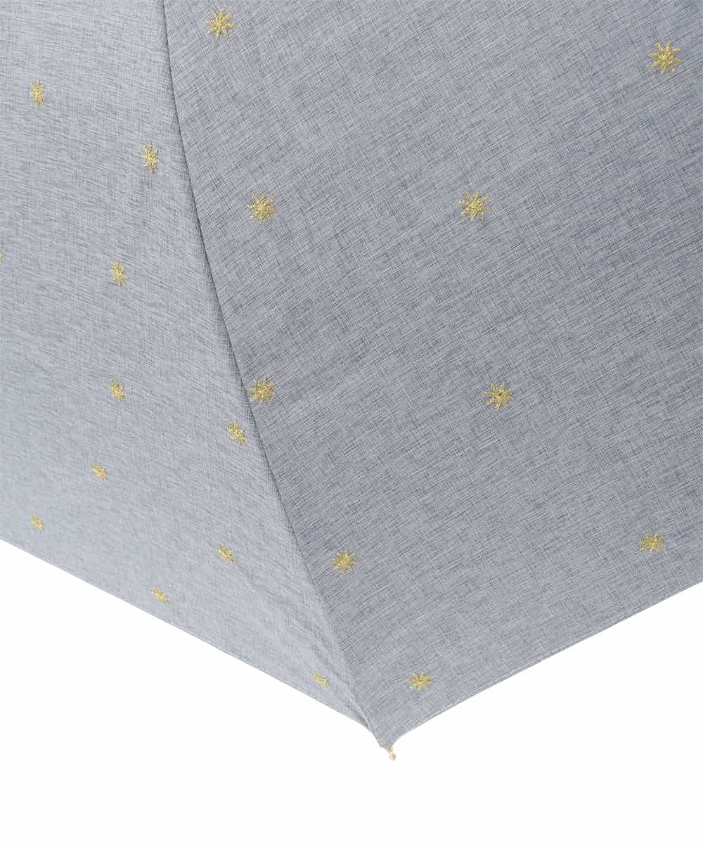 KSYGD07035 a.v.v(アー・ヴェ・ヴェ) 遮光/晴雨兼用傘　長傘　星柄 ライトブルー