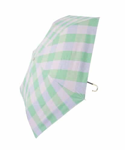 KSYGD08026 a.v.v 遮光/晴雨兼用傘　折りたたみ傘　シアーチェック