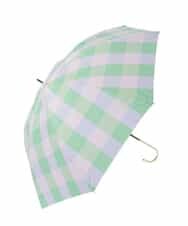 KSYGD09026 a.v.v(アー・ヴェ・ヴェ) 遮光/晴雨兼用傘　長傘　シアーチェック ピンク