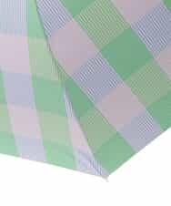 KSYGD09026 a.v.v(アー・ヴェ・ヴェ) 遮光/晴雨兼用傘　長傘　シアーチェック ピンク