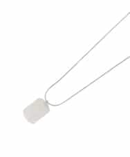 KT2GA69019 a.v.v MEN(アー・ヴェ・ヴェ) 【ユニセックス】DOG TAG ネックレス シルバー
