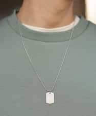 KT2GP69016 a.v.v MEN(アー・ヴェ・ヴェ) DOG TAG ネックレス シルバー