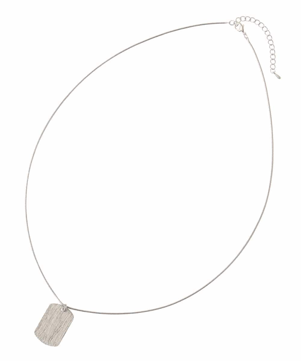 KT2GP69016 a.v.v MEN(アー・ヴェ・ヴェ) DOG TAG ネックレス シルバー