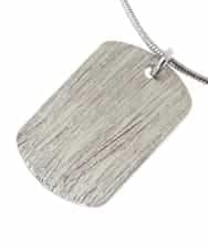 KT2GP69016 a.v.v MEN(アー・ヴェ・ヴェ) DOG TAG ネックレス シルバー