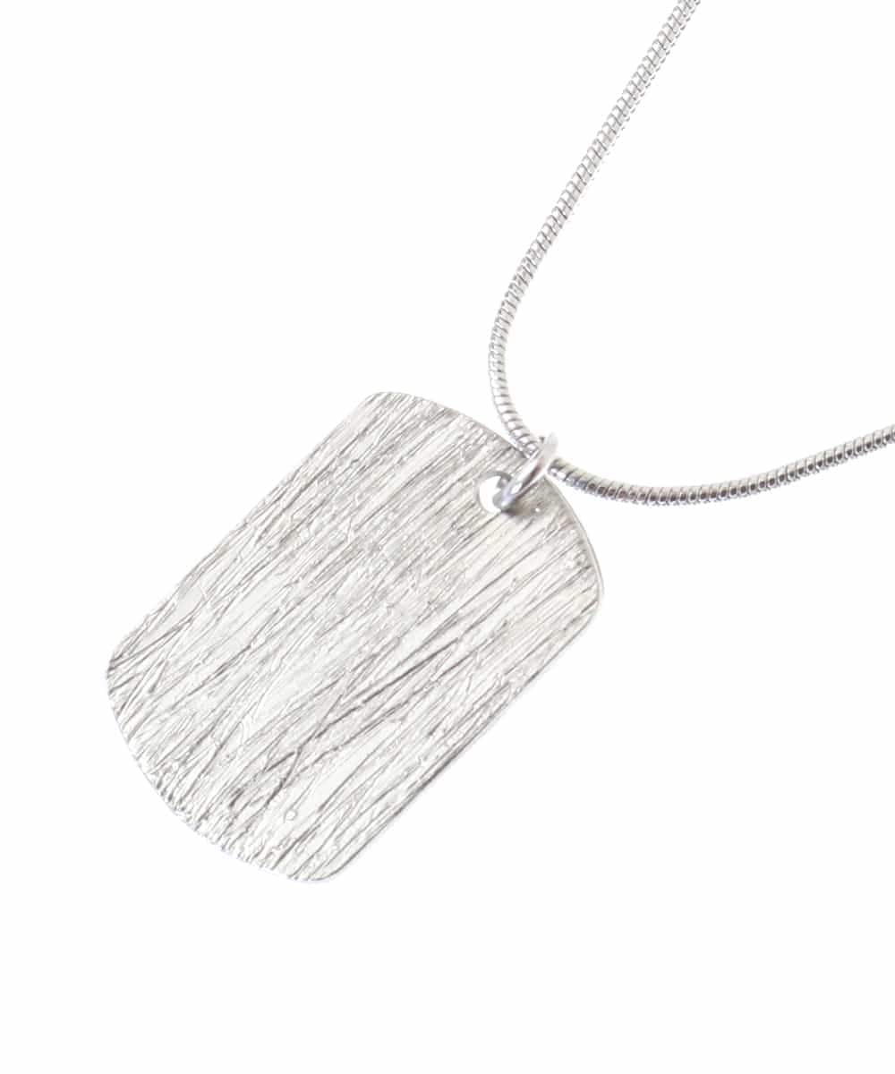 KT2GP69016 a.v.v MEN(アー・ヴェ・ヴェ) DOG TAG ネックレス シルバー