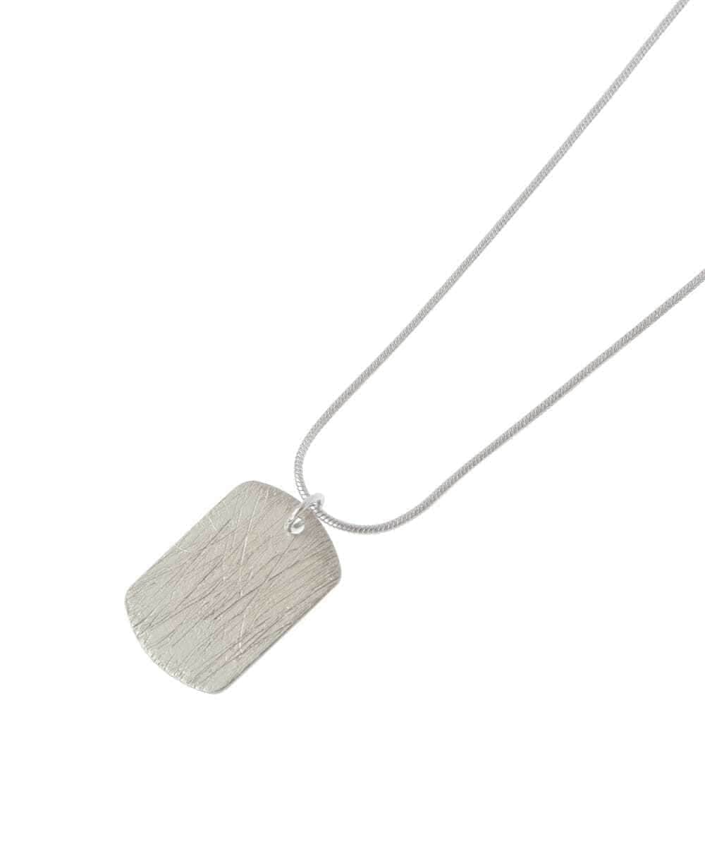 KT2GV69019 a.v.v MEN(アー・ヴェ・ヴェ) 【ユニセックス】DOG TAG ネックレス シルバー