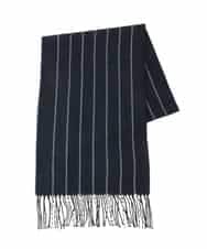 KT3AD36039 a.v.v MEN(アー・ヴェ・ヴェ) マフラー / ストライプ ネイビー