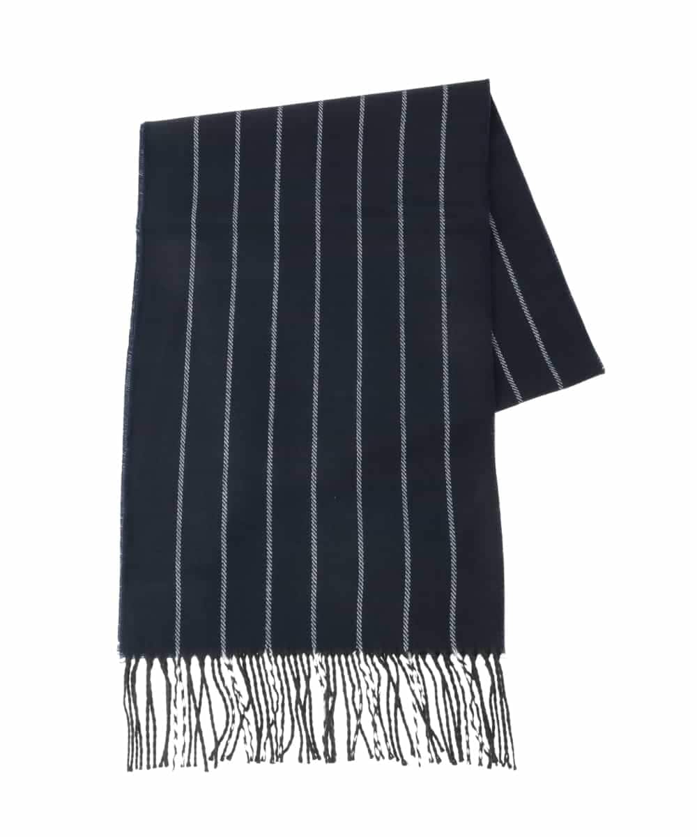 KT3AD36039 a.v.v MEN(アー・ヴェ・ヴェ) マフラー / ストライプ ネイビー