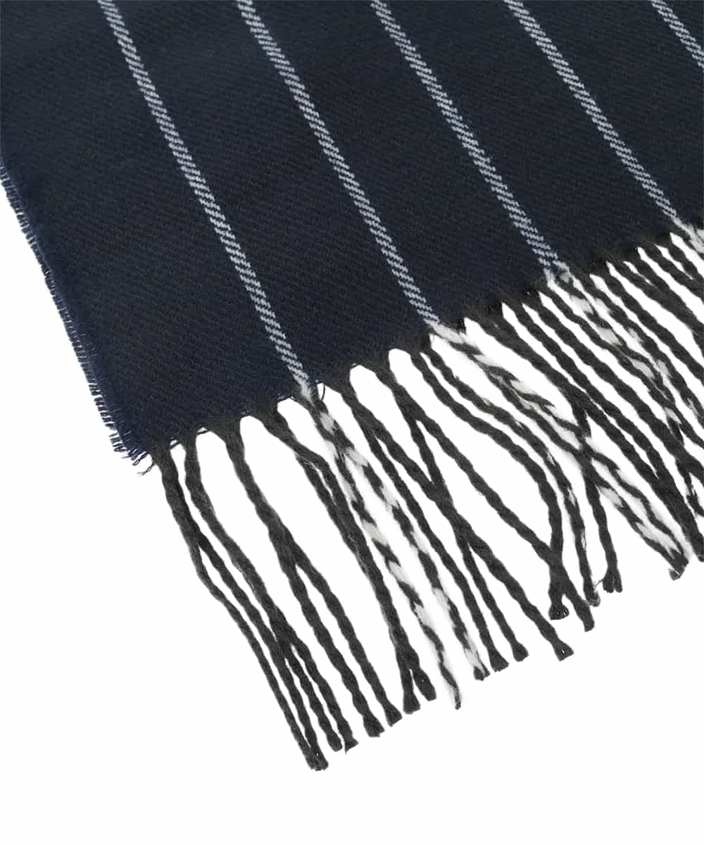 KT3AD36039 a.v.v MEN(アー・ヴェ・ヴェ) マフラー / ストライプ ネイビー