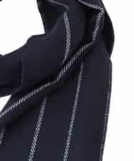 KT3AD36039 a.v.v MEN(アー・ヴェ・ヴェ) マフラー / ストライプ ネイビー