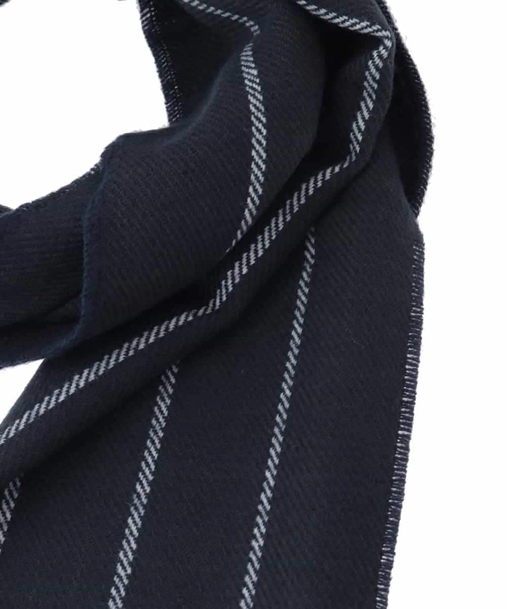 KT3AD36039 a.v.v MEN(アー・ヴェ・ヴェ) マフラー / ストライプ ネイビー