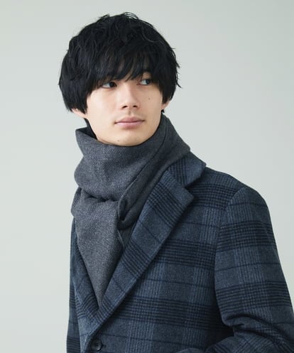 KT3AS22034 a.v.v MEN リバーシブルグラデマフラー