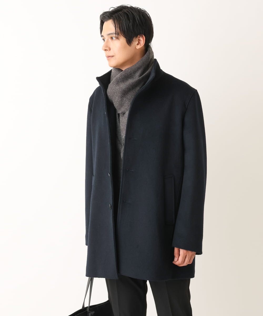 KT3AV22034 a.v.v MEN(アー・ヴェ・ヴェ) 【プレゼントに人気】リバーシブルグラデーションマフラー ダークグレー