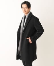 KT3AV22034 a.v.v MEN(アー・ヴェ・ヴェ) 【プレゼントに人気】リバーシブルグラデーションマフラー ダークグレー