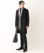 KT3AV22034 a.v.v MEN(アー・ヴェ・ヴェ) 【プレゼントに人気】リバーシブルグラデーションマフラー ダークグレー