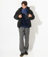 KT3AV22034 a.v.v MEN(アー・ヴェ・ヴェ) 【プレゼントに人気】リバーシブルグラデーションマフラー ダークグレー