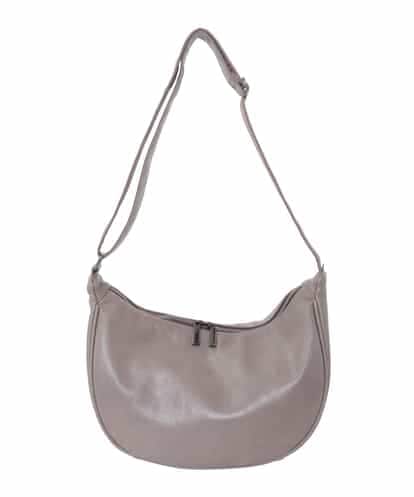 KT5AD51054 a.v.v MEN フェイクレザーハーフムーンショルダーバッグ