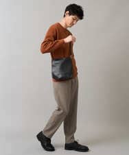 KT5AD74029 a.v.v MEN(アー・ヴェ・ヴェ) ショルダーバッグ【ドコデモBAGシリーズ】 ライトグレー
