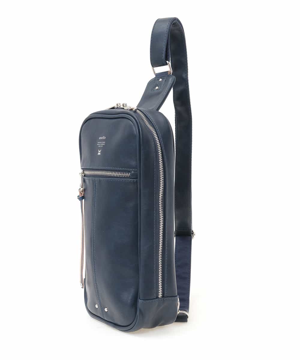 KT5AJ13049 a.v.v MEN(アー・ヴェ・ヴェ) BODY BAG ネイビー